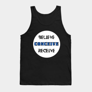 Believe Conceive Receive Manifestation Tank Top